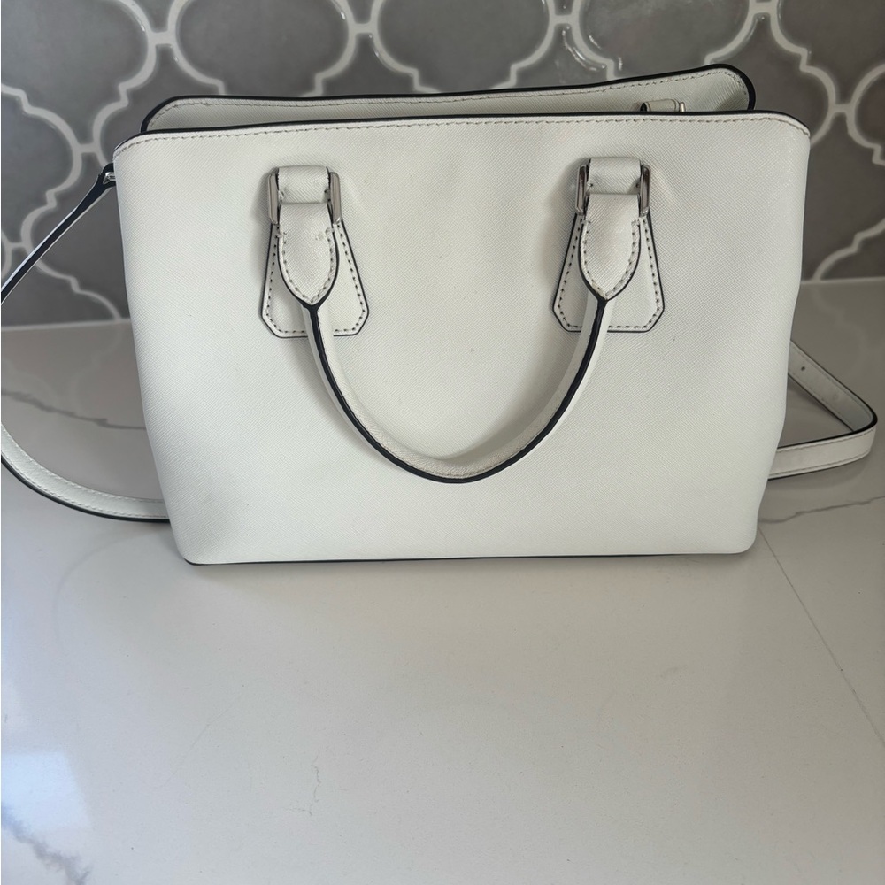 Michael Kors White Handbag - Picture 3 of 8